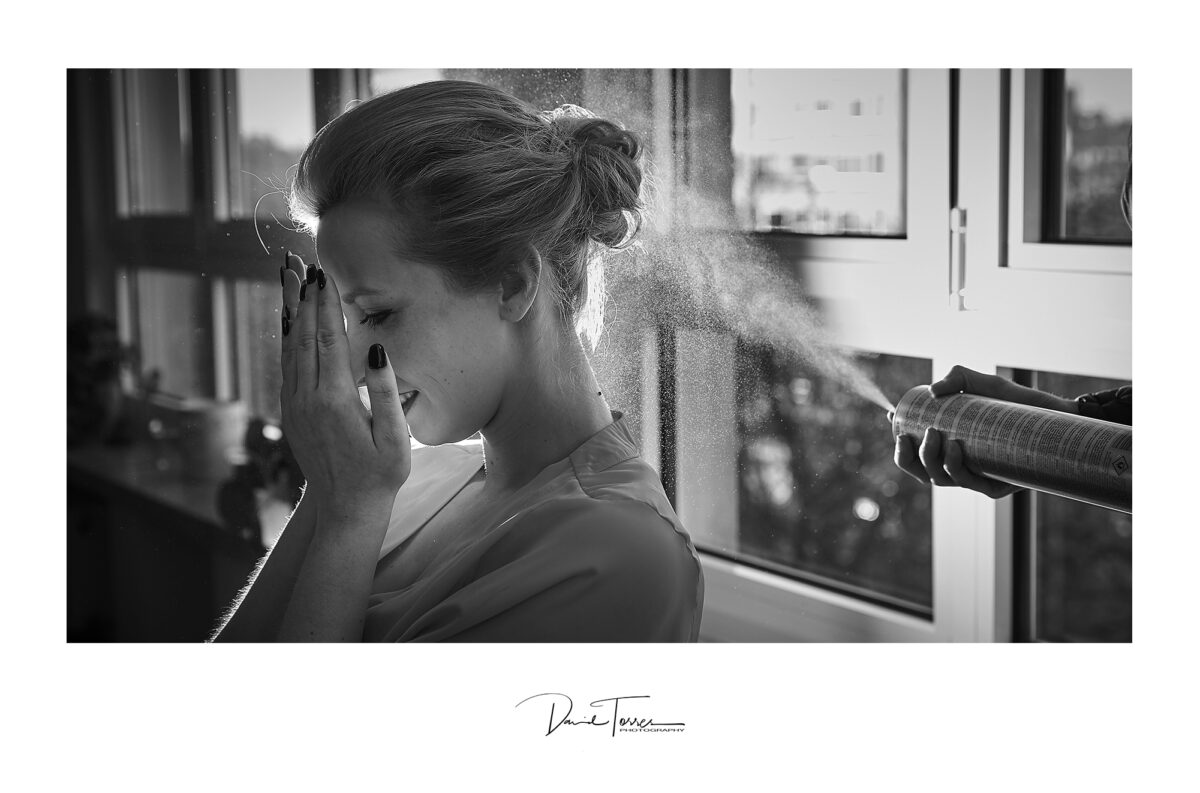 zwartwit huwelijksfotografie