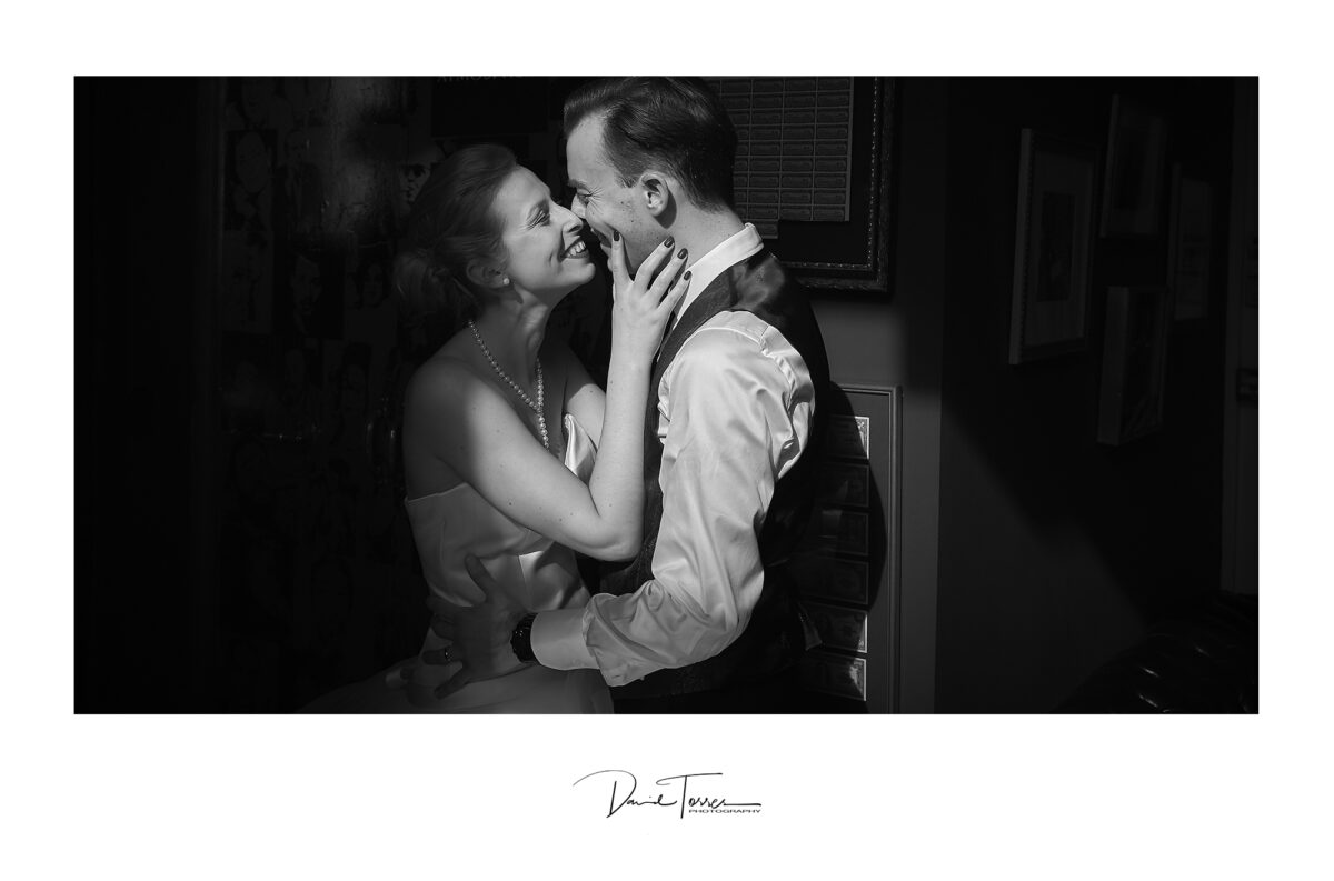 zwartwit huwelijksfotografie