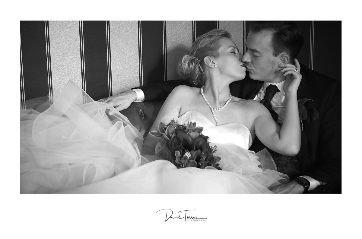 zwartwit huwelijksfotografie